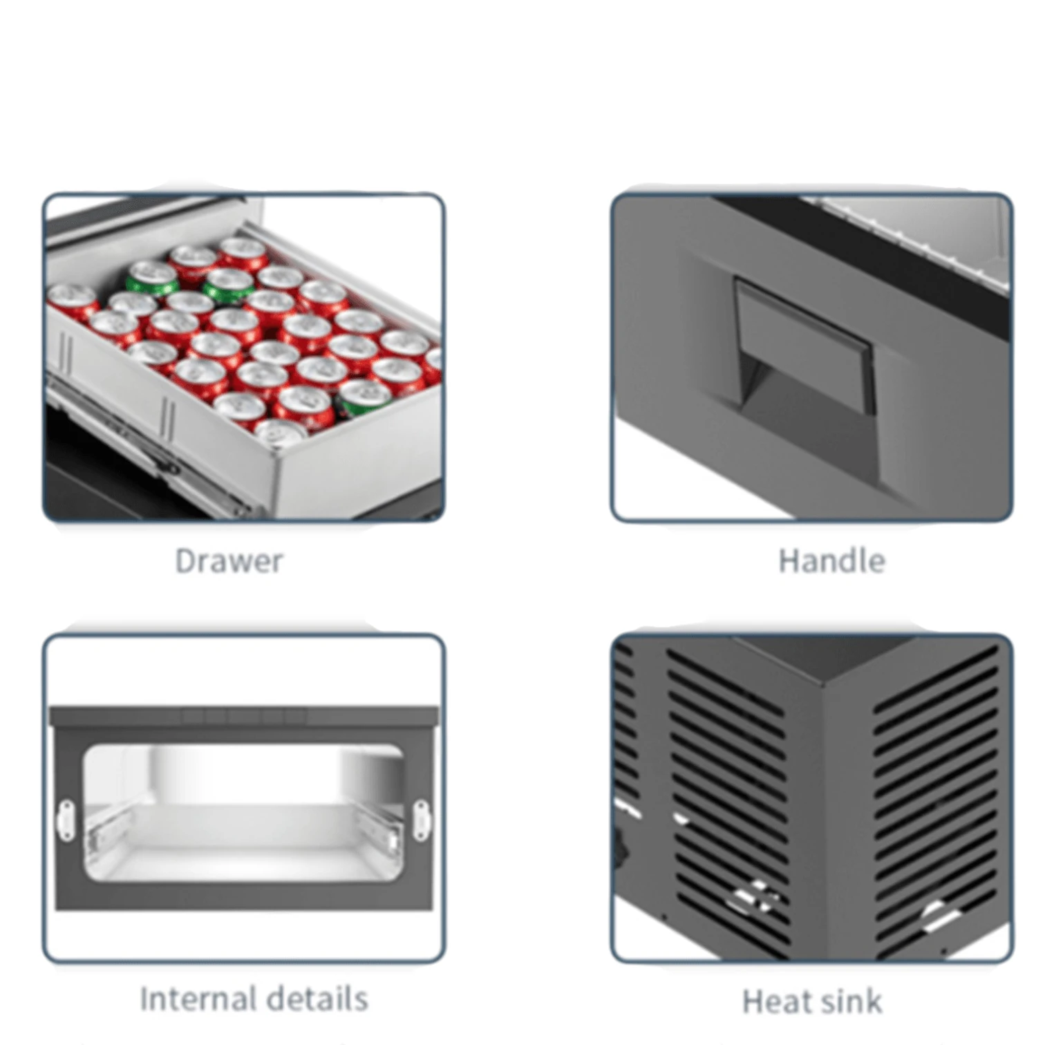 Bekule 20L Drawer fridge 12/24 compressor fridge Alpicool with LG compressor D30 Camper, Boats & Motorhomes - Image 5