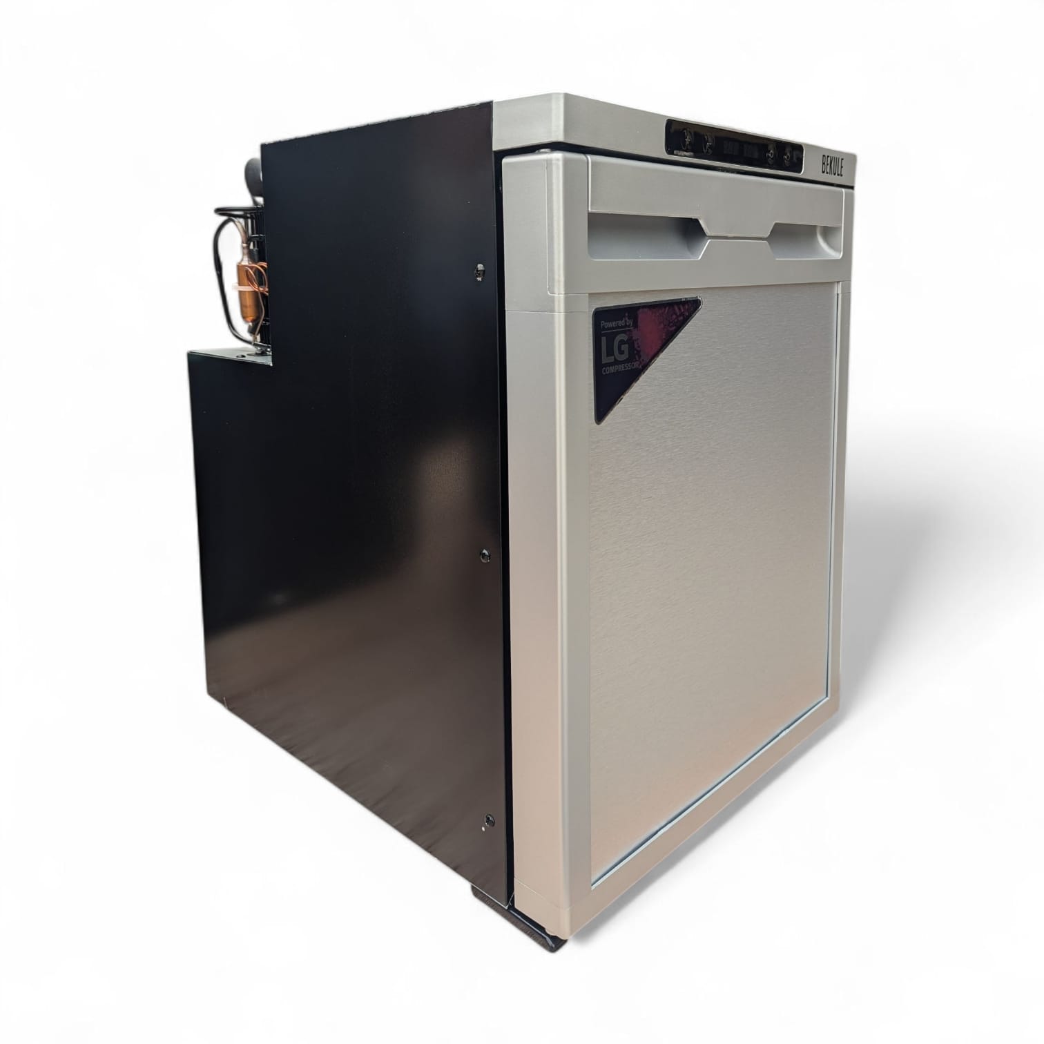 BEKULE Silver BK50 50l compressor fridge by Alpicool Black (CR50X) - Image 2