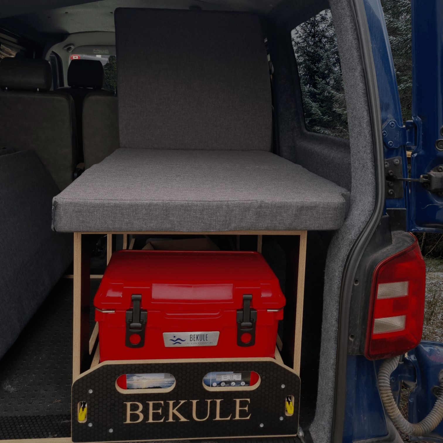 BEKULE Fitted single 50/50 tri folding quality mattress 80mm thick - Image 3